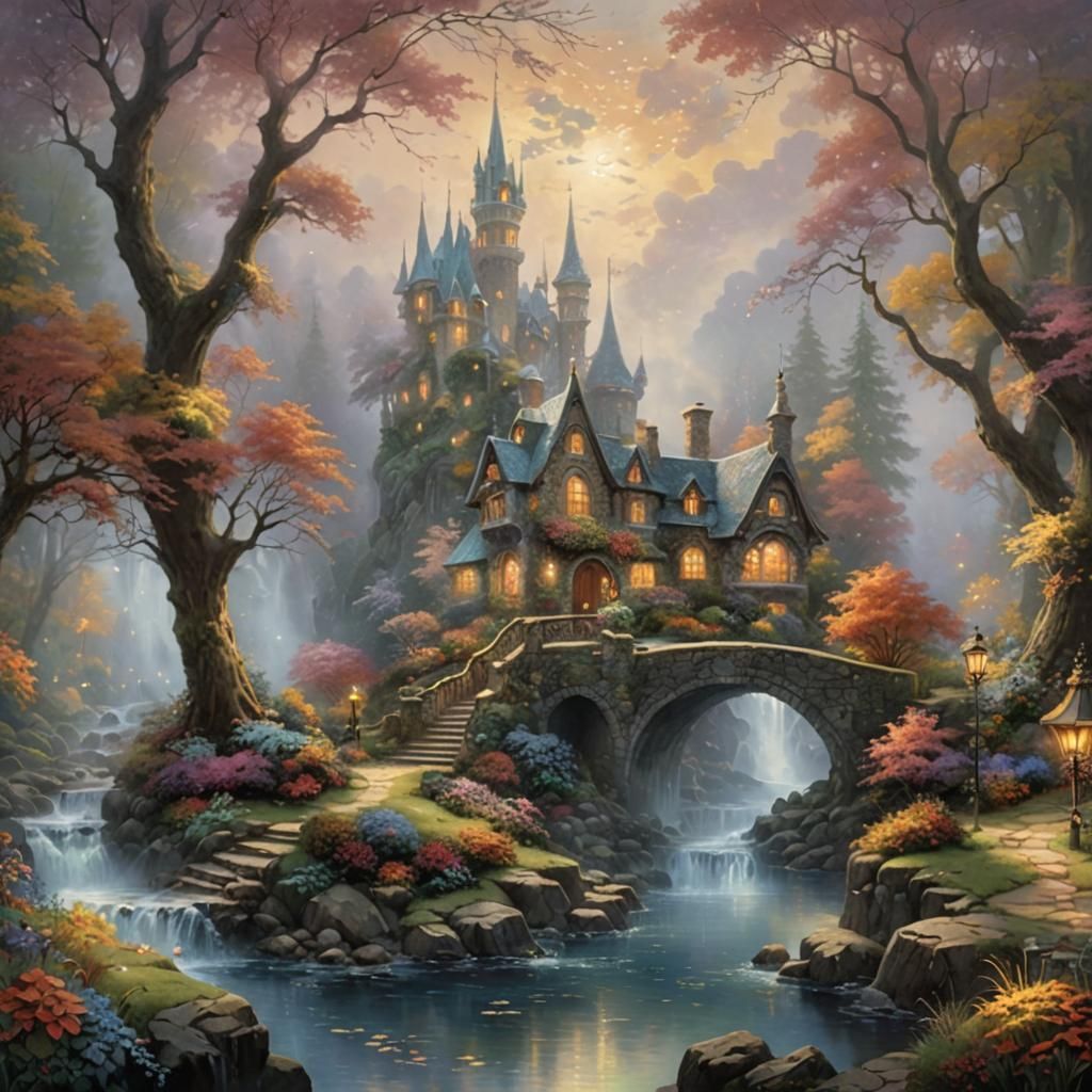Ethereal Autumn Fairy in Hyperdetailed Fantasy Art