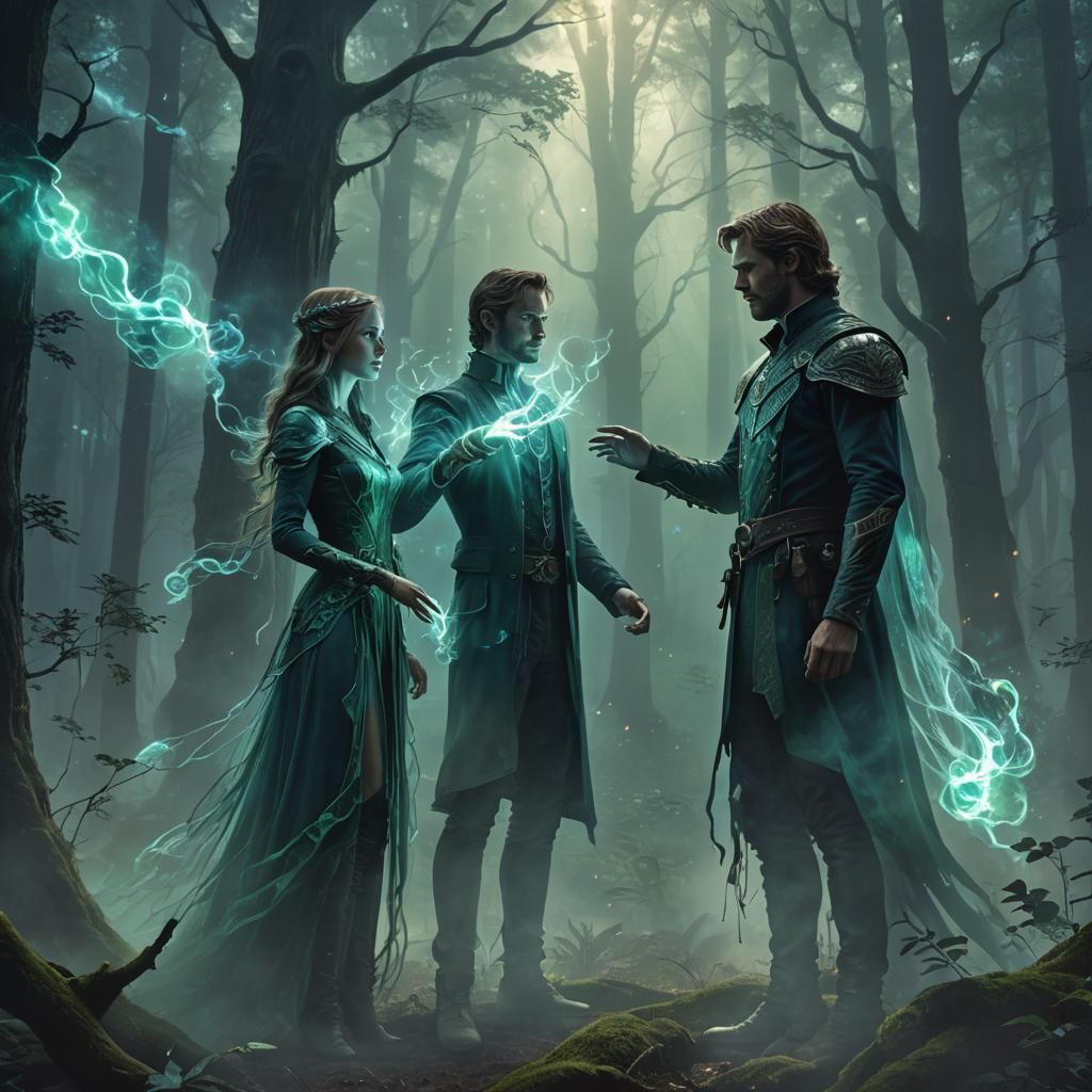 Klaus and Eva Combine Powers in Misty Forest