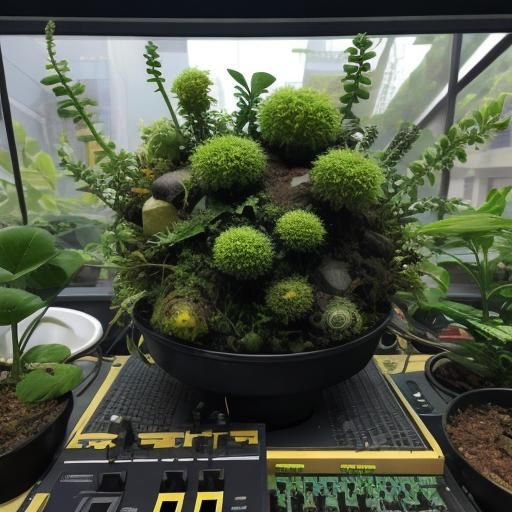Biopunk: Furred Plants on Organic Motherboard