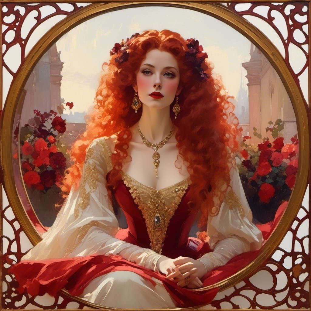 Elena, Bride of Dracula in Victorian Style