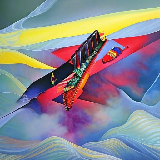 Solar System in Fra Angelico Style