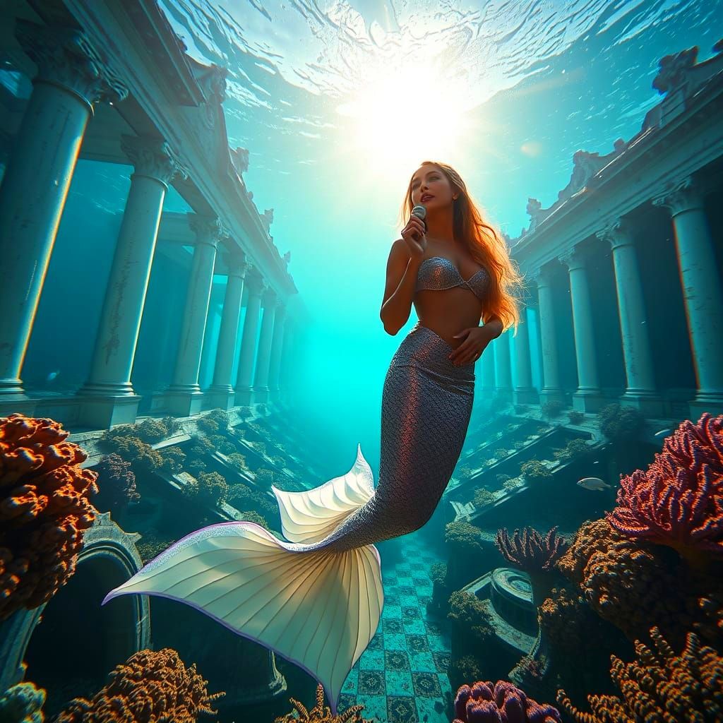 Mermaid Serenades in Sunken Atlantis