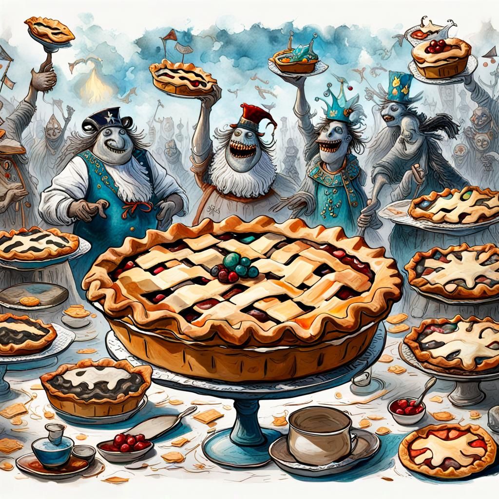 Tasting pies makes you happy, but it can also make you crazy...