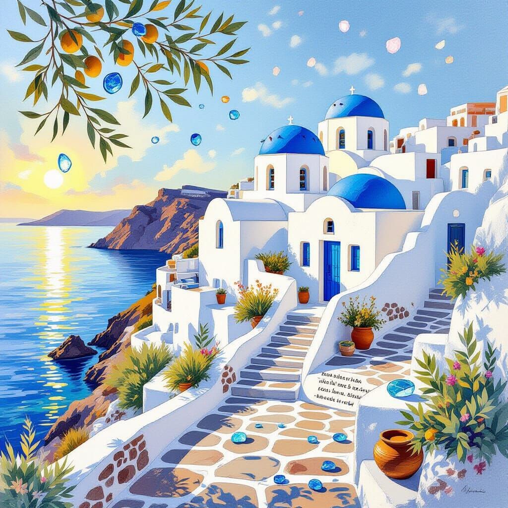 Surreal Cycladic House Emerges on Coastline