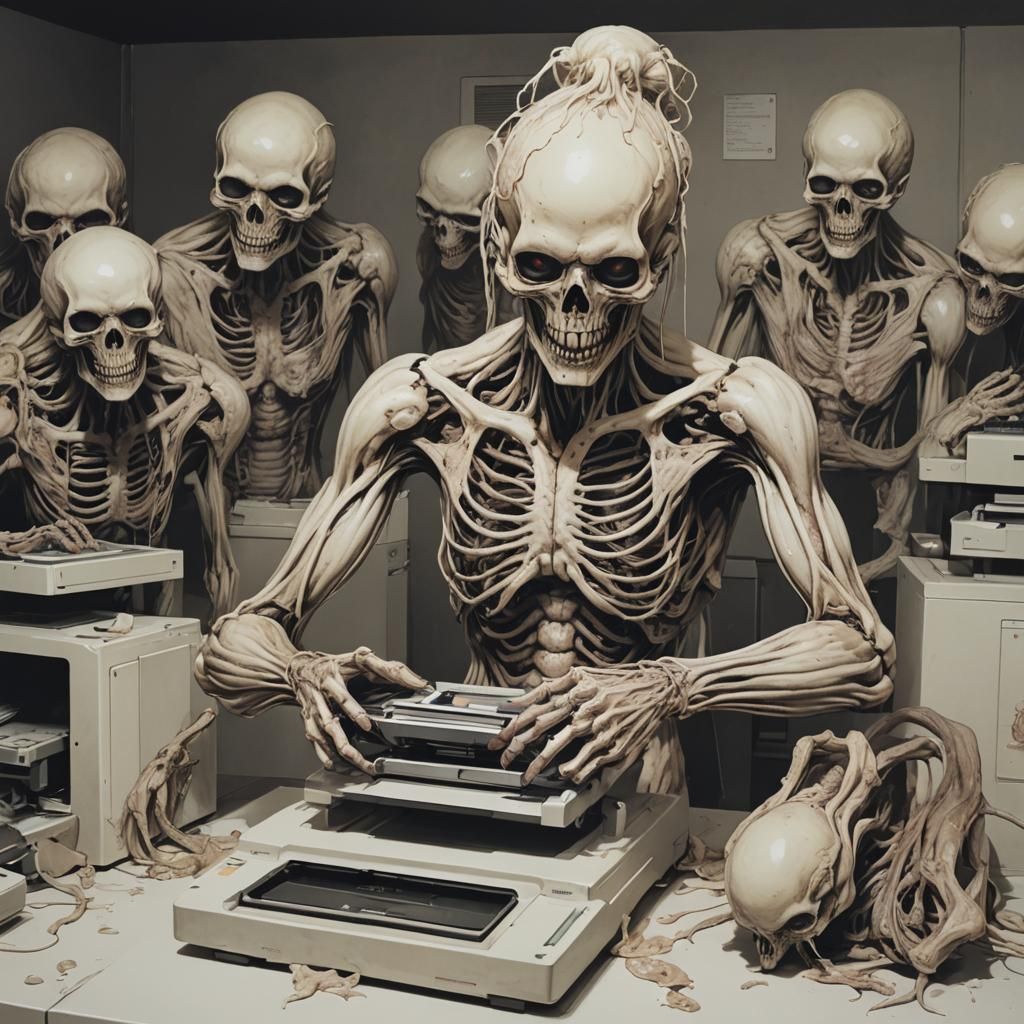 Disturbing Body Horror: Printers and Eaters