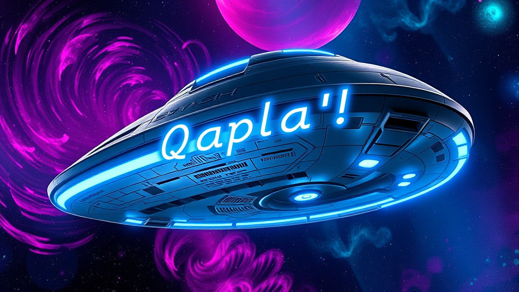 Futuristic Alien Refueling Station in Outer Space