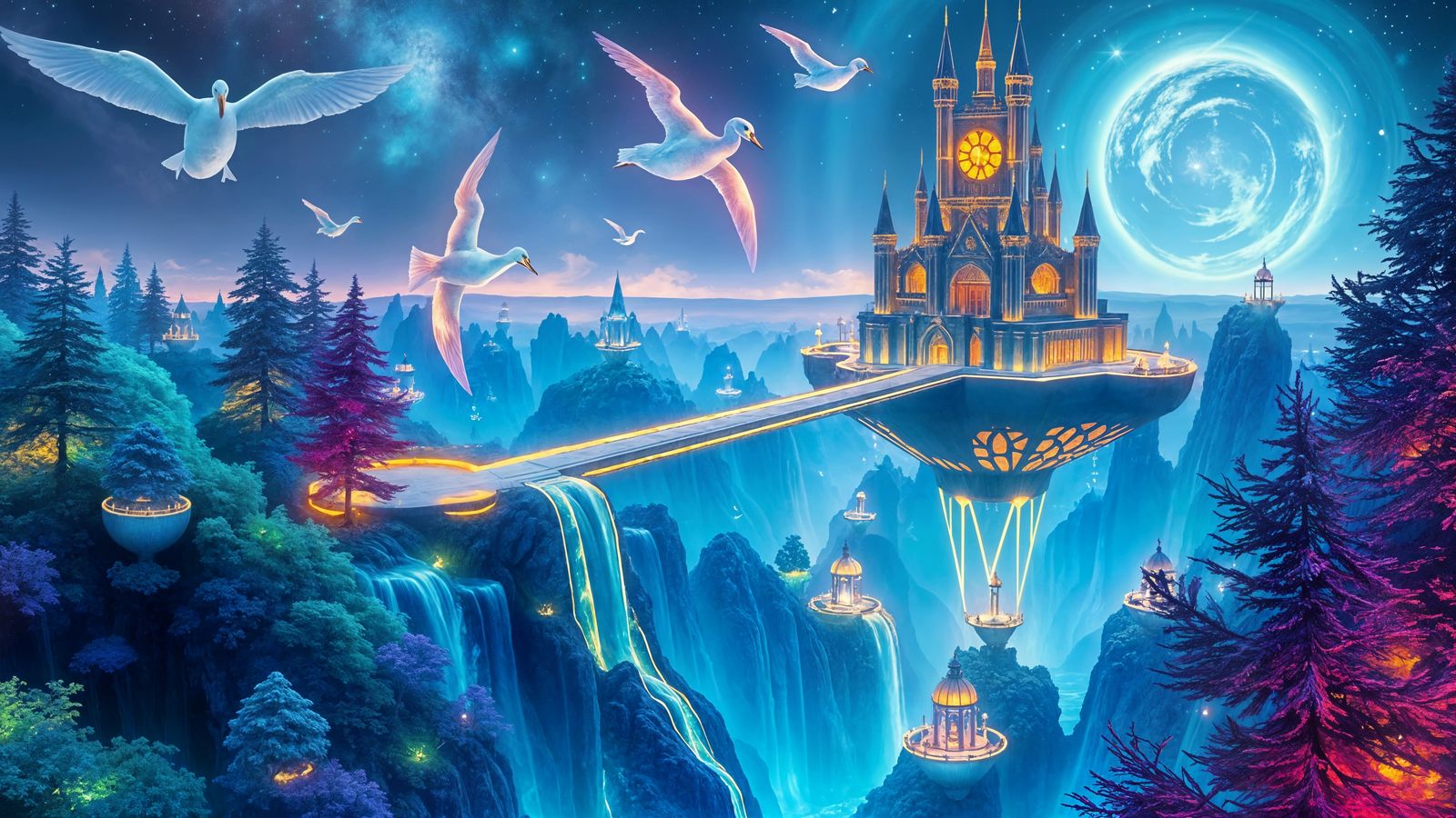 The Floating Swan Castle