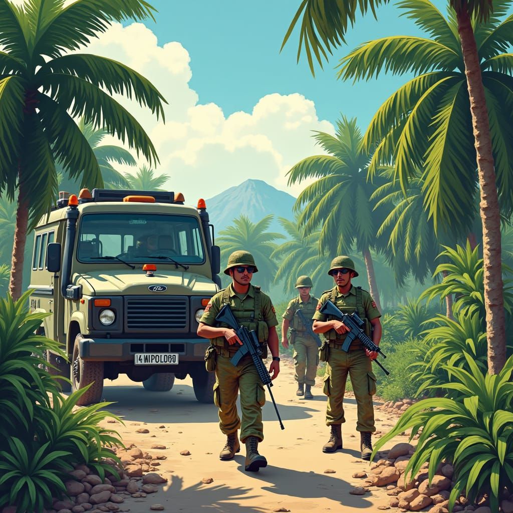 Panamanian Soldiers on Peace Mission in Darién Jungle