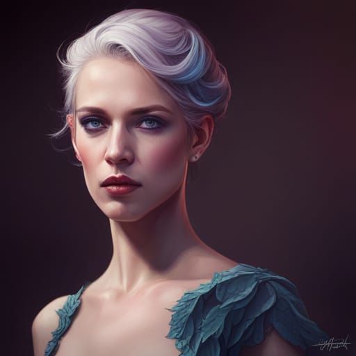 Detailed Portrait in Dynamic Lighting, Trending on Artstatio...