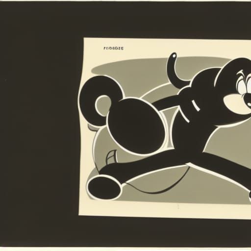 Bee in Rubber Hose Animation Style