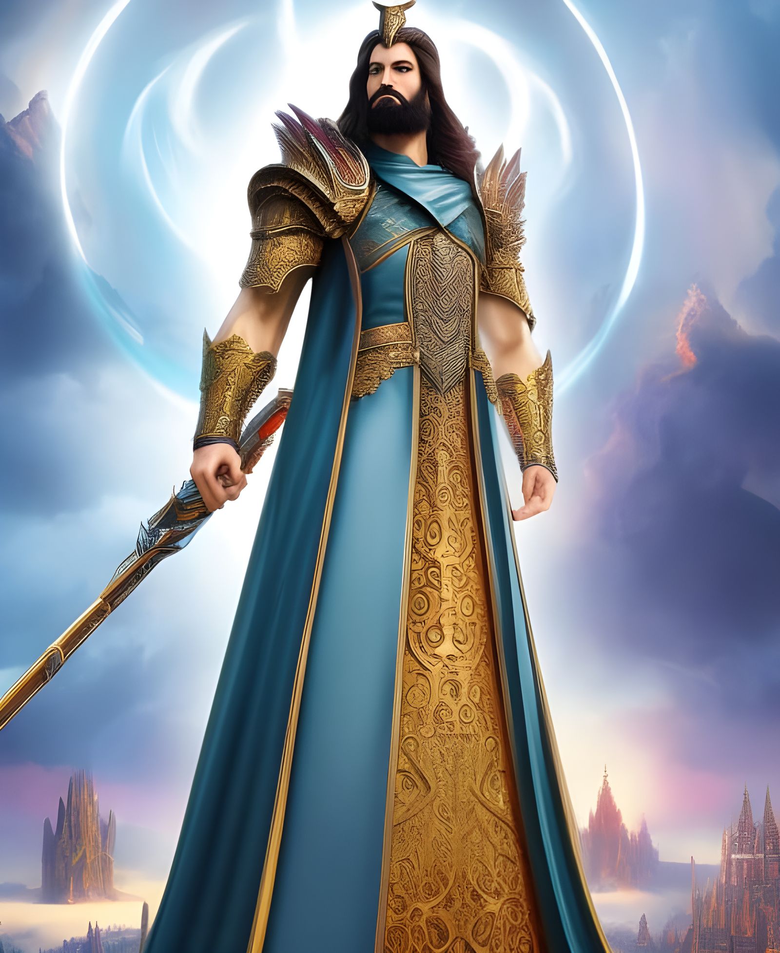 The Divine Architect Shaping a Fantasy World