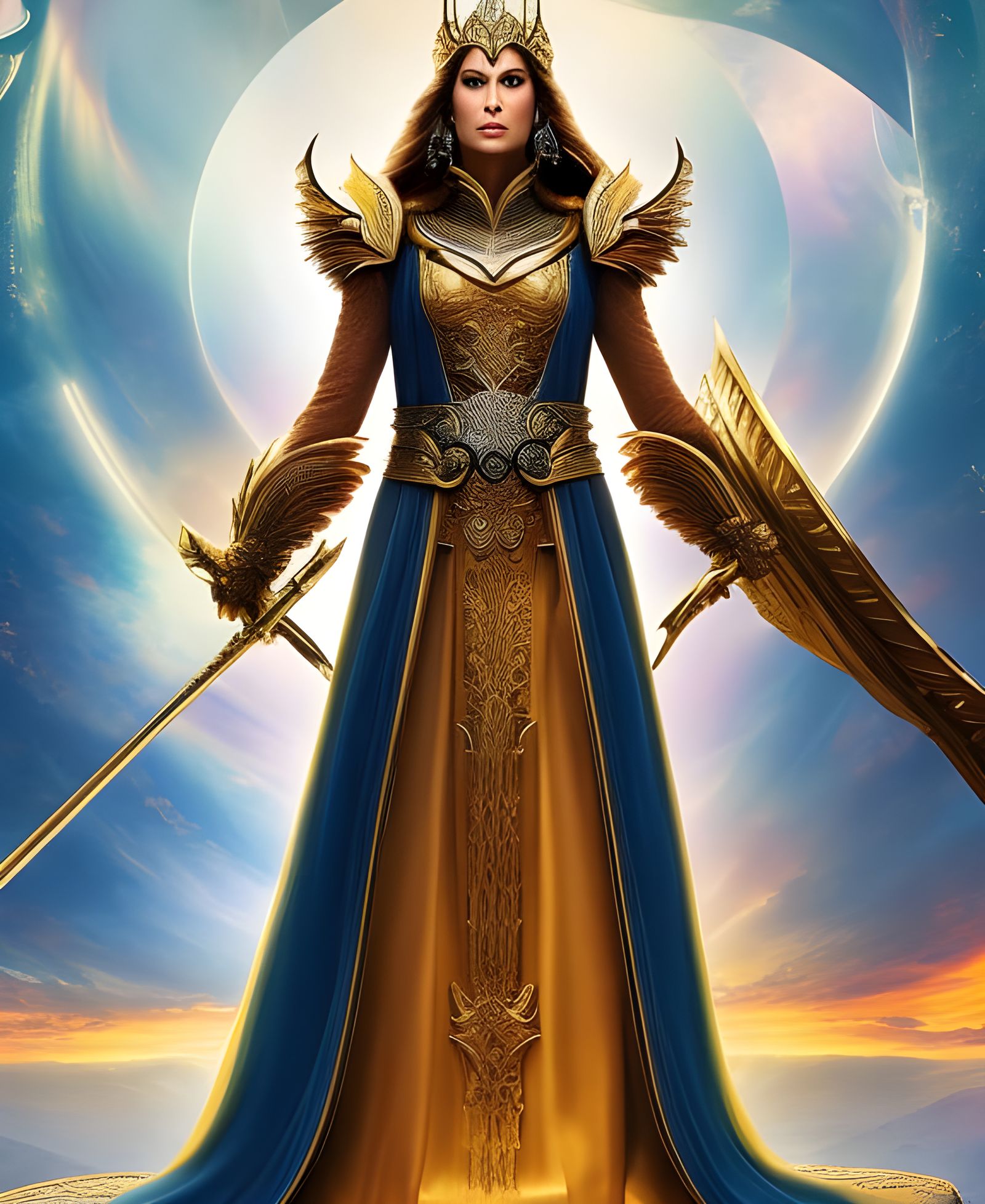 Divine Architect in High Fantasy Style