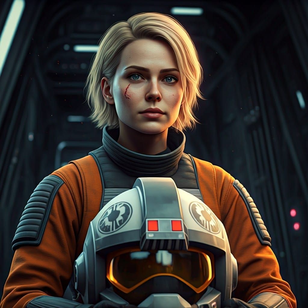 Star Wars Pilot Portrait in 4K