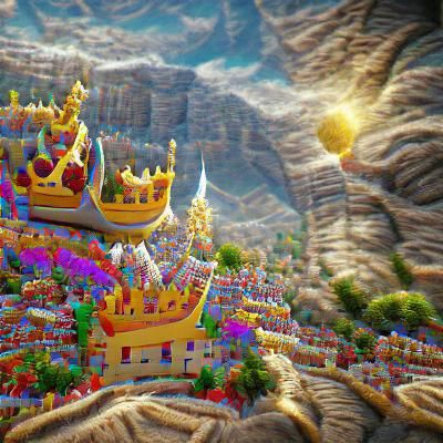 Beautiful 3D Kingdom in 8K Resolution