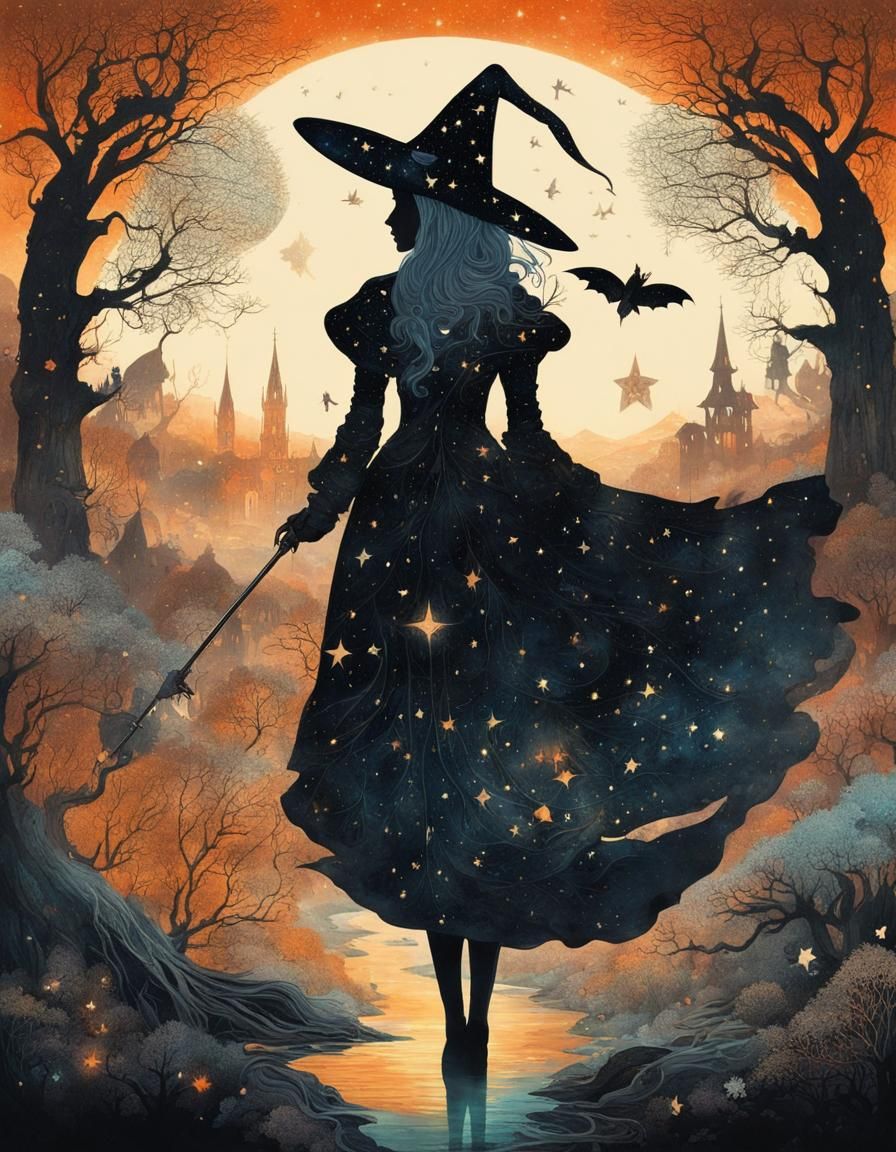 Undead Witch's Whimsical Journey into Starry Kingdom