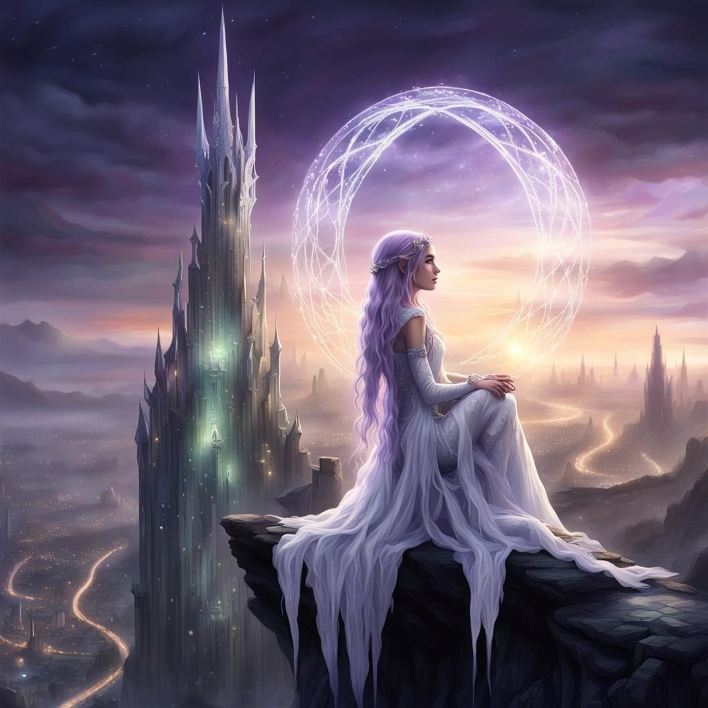 Elven city in the stars