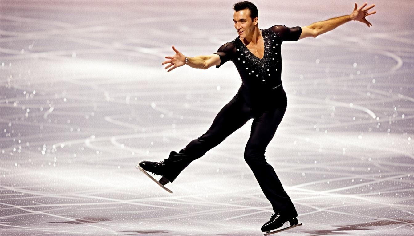 Elvis Stojko: Figure Skating Champion in Action