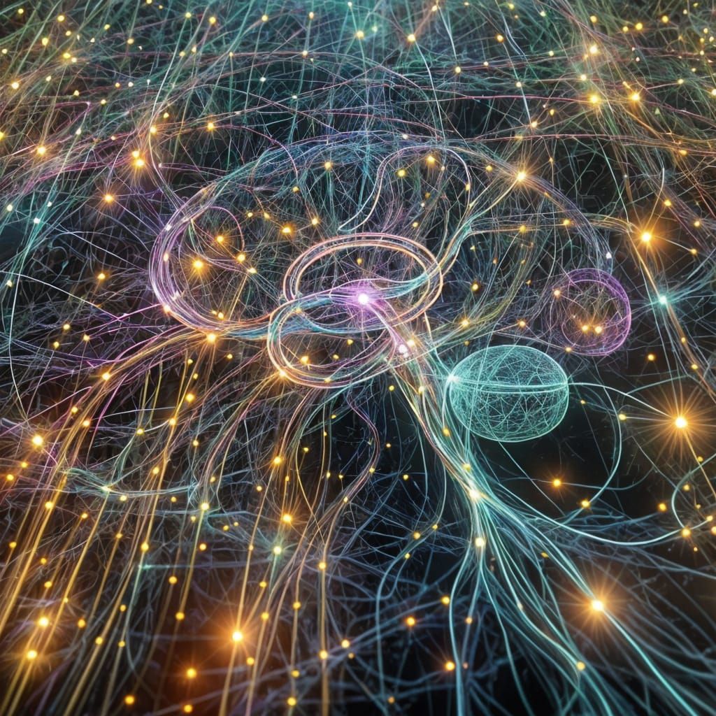 Electric Neural Pathways: A Cityscape of the Mind