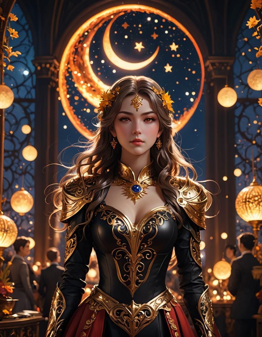 Lughnasadh in Lava Ballroom Suit: 3D Anime Art