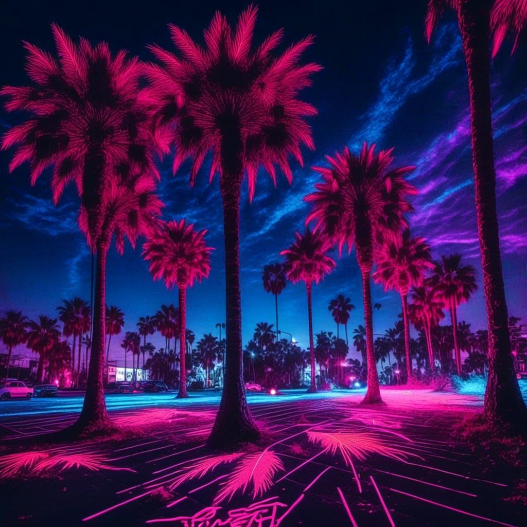 Palm trees