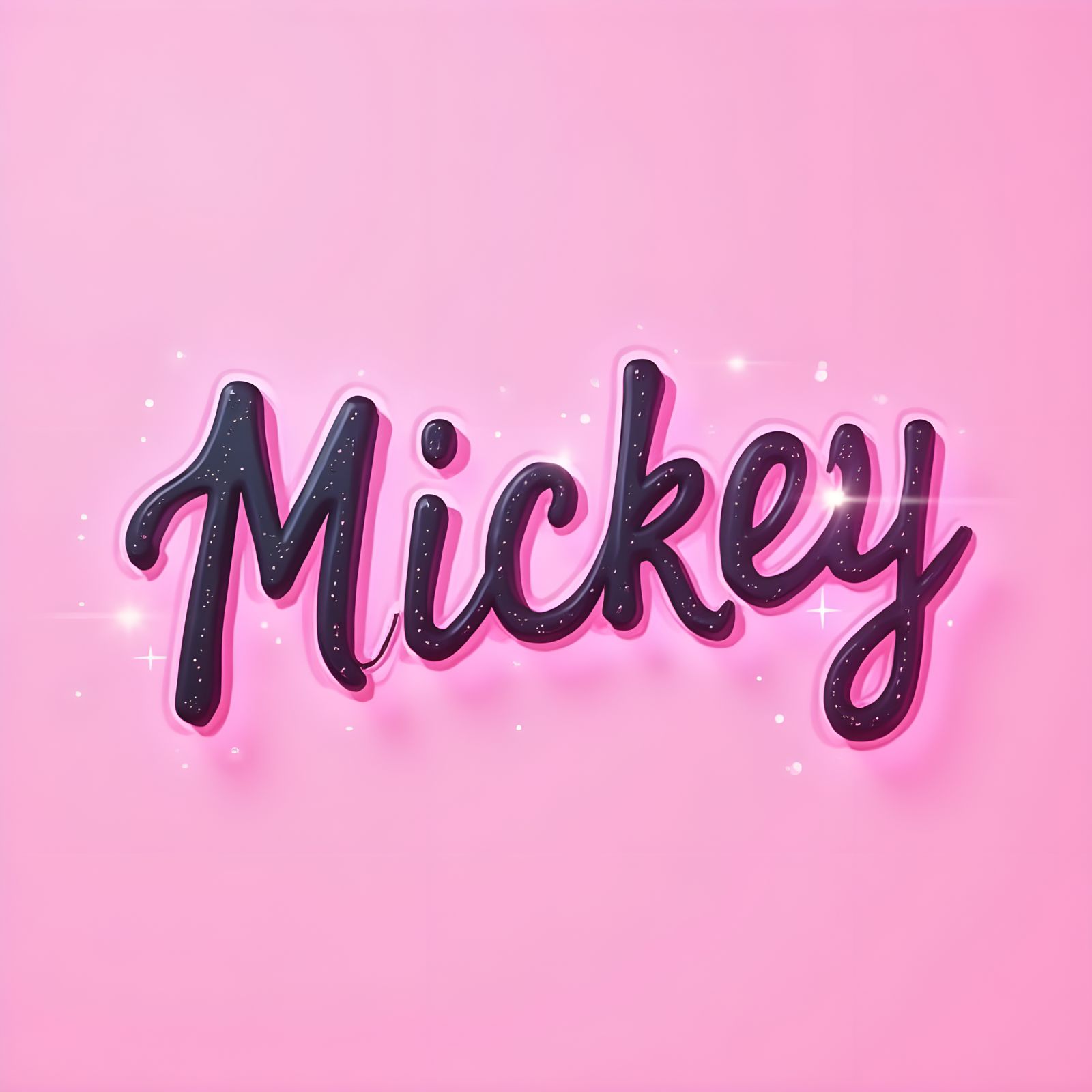 Girly DJ Wallpaper with Pastel Pink Background and Bold Curs...