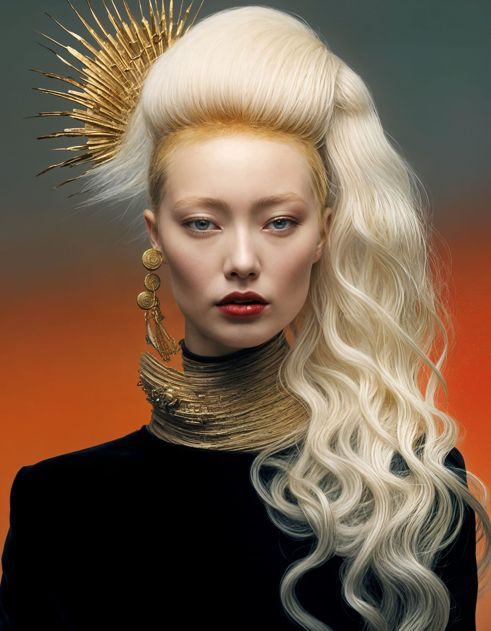 Abstract Golden Cycles in Magical Realism Style