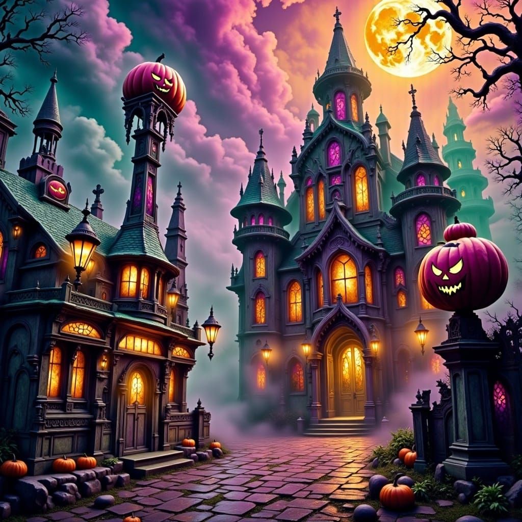 Krazy Klown Town: A Dreamlike Metropolis in Fantasy Concept ...