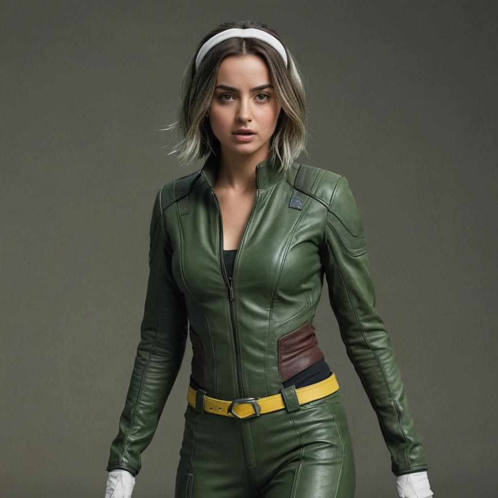 Ana de Armas as X-Men's Rogue: Hyperrealistic Rendering