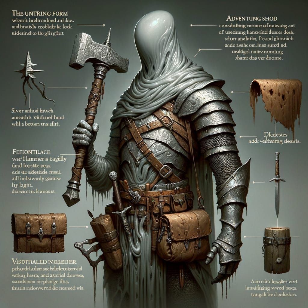 Silver Slime Warlock Concept Art