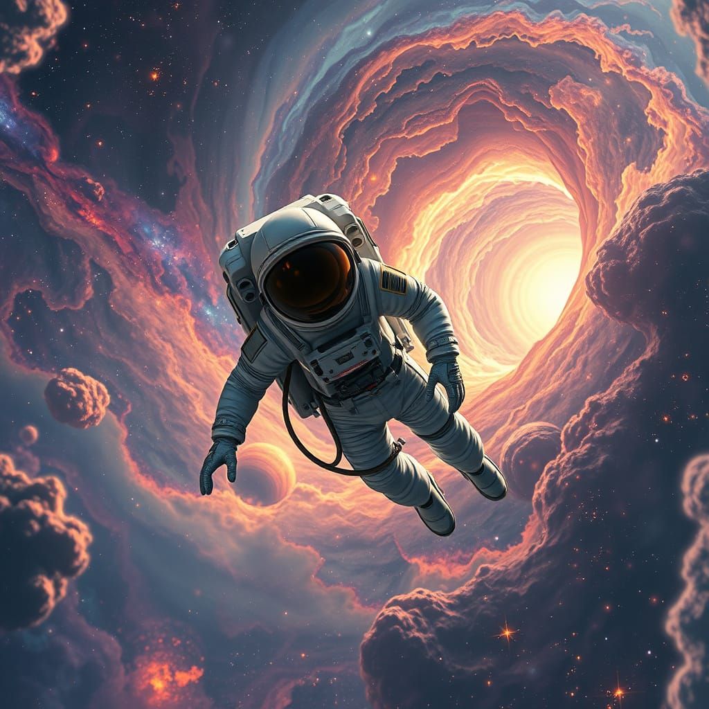 Galactic Odyssey in Futuristic Space