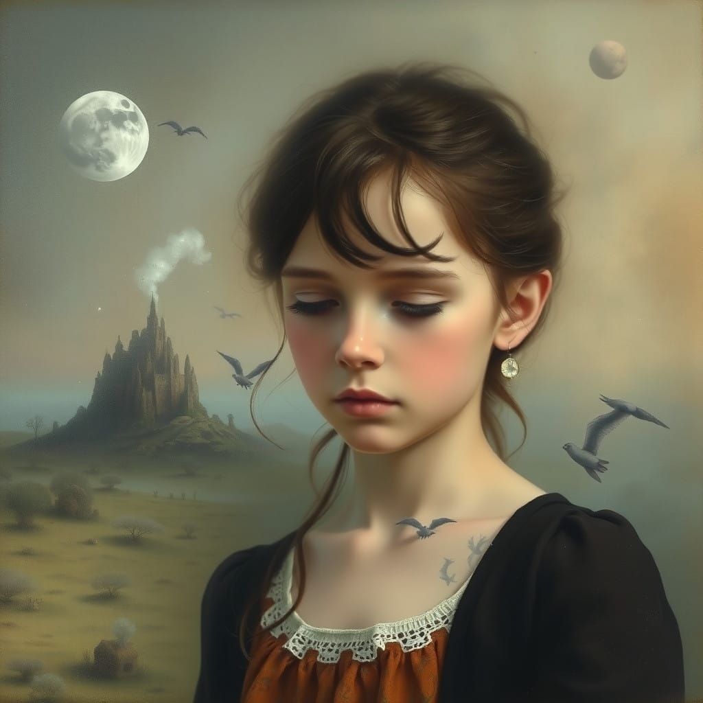 depressed  girl