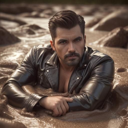 Leather Figures Submerged: Professional Photography