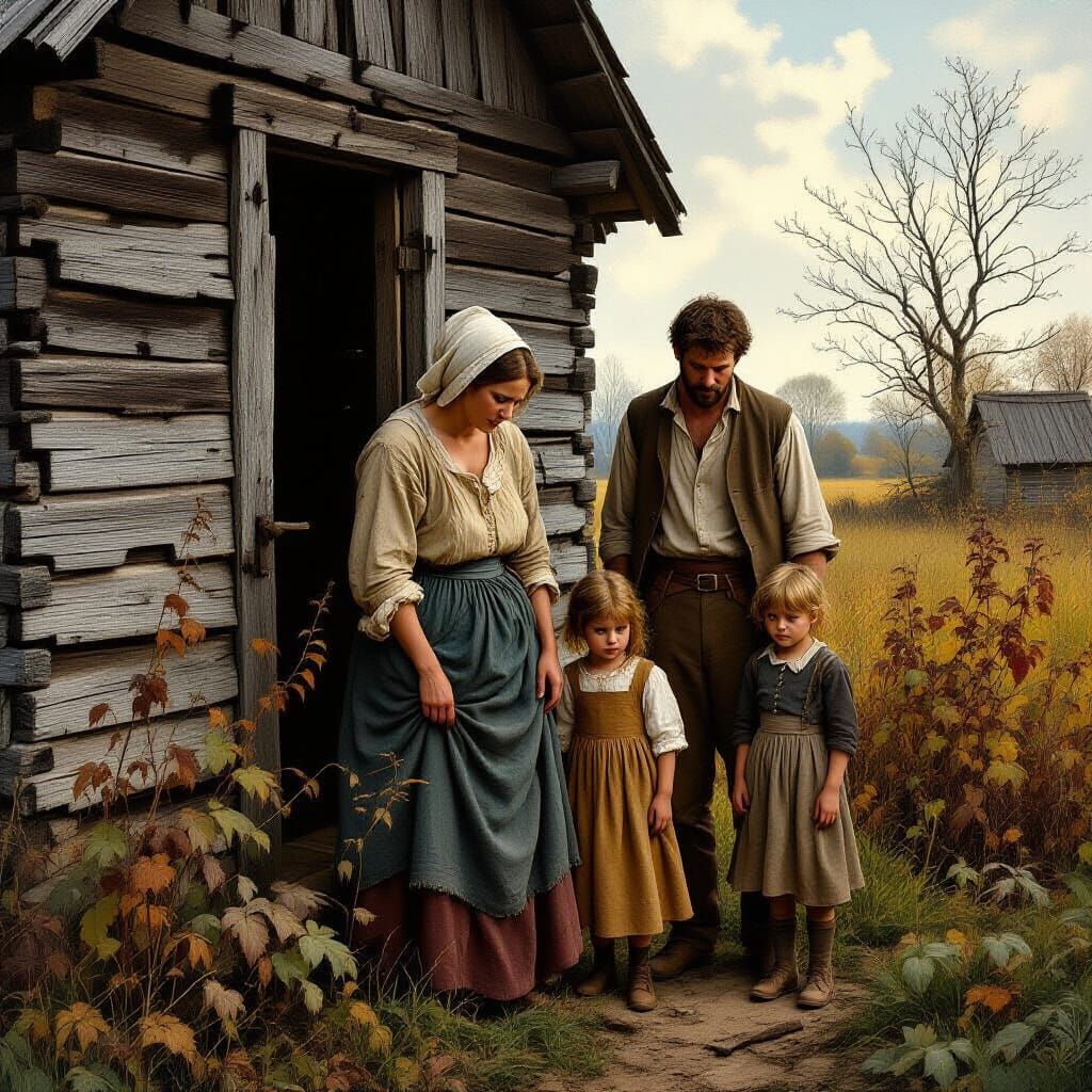 18th Century Colonial Family in Georgia