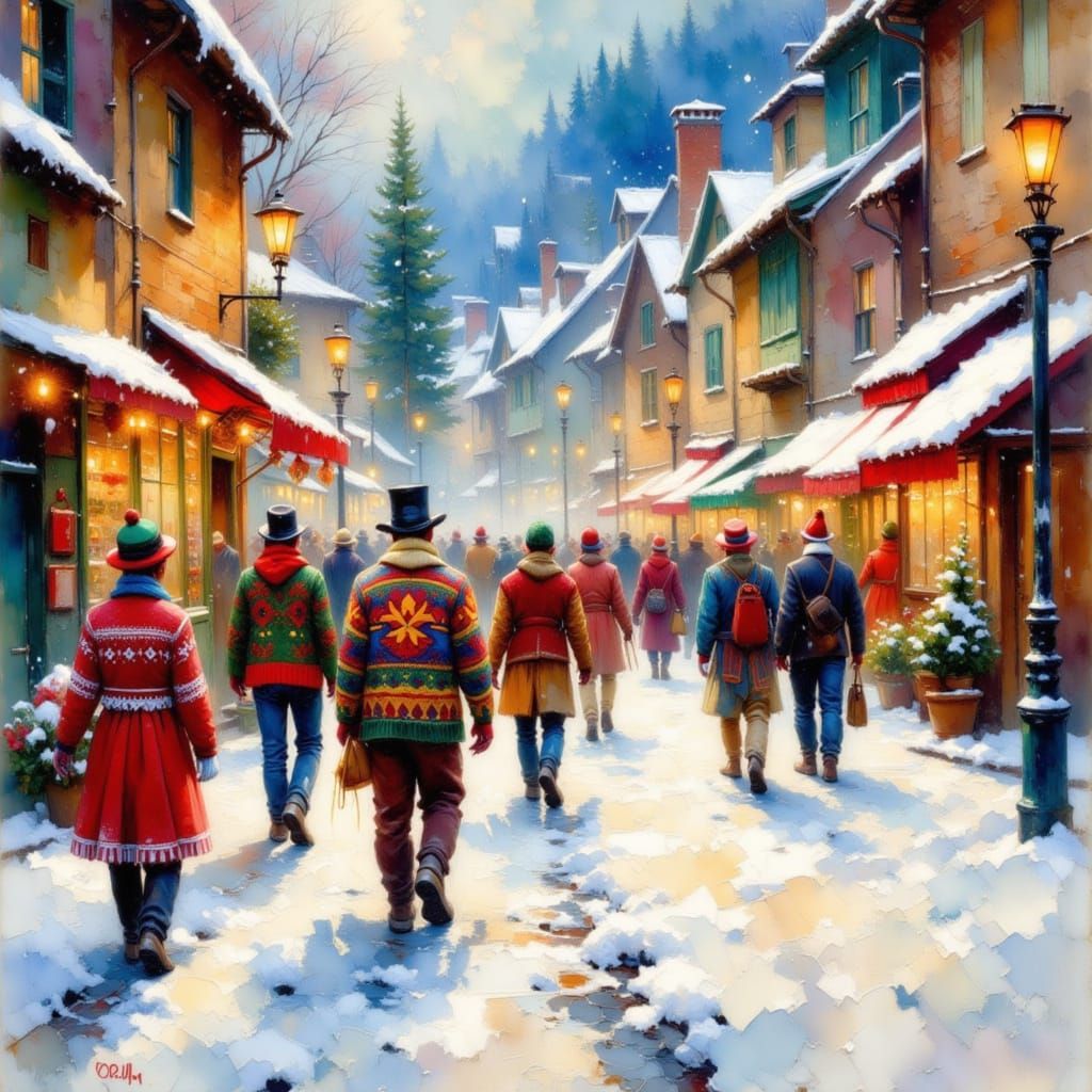 Christmas in the village