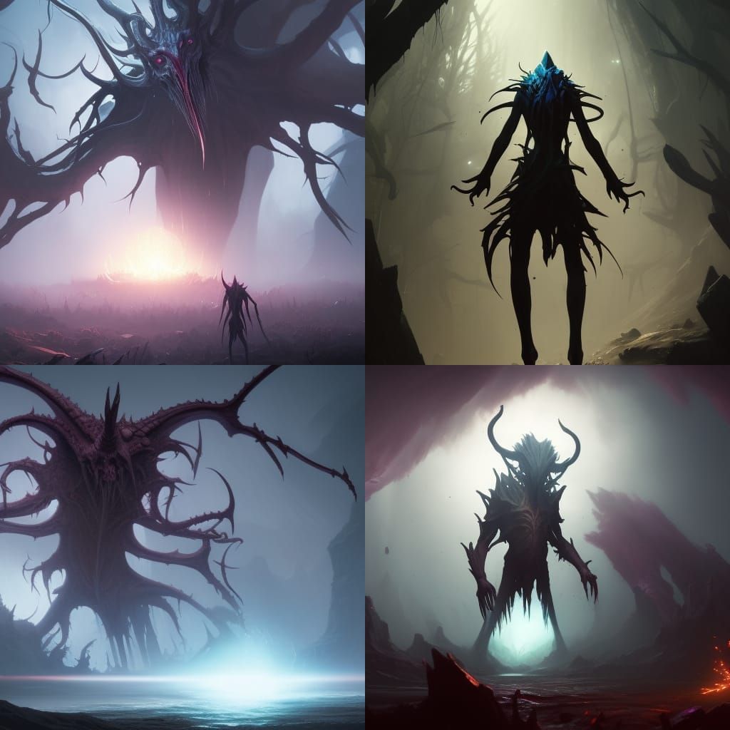 Eldrazi Dark Fantasy Concept Art in 8K