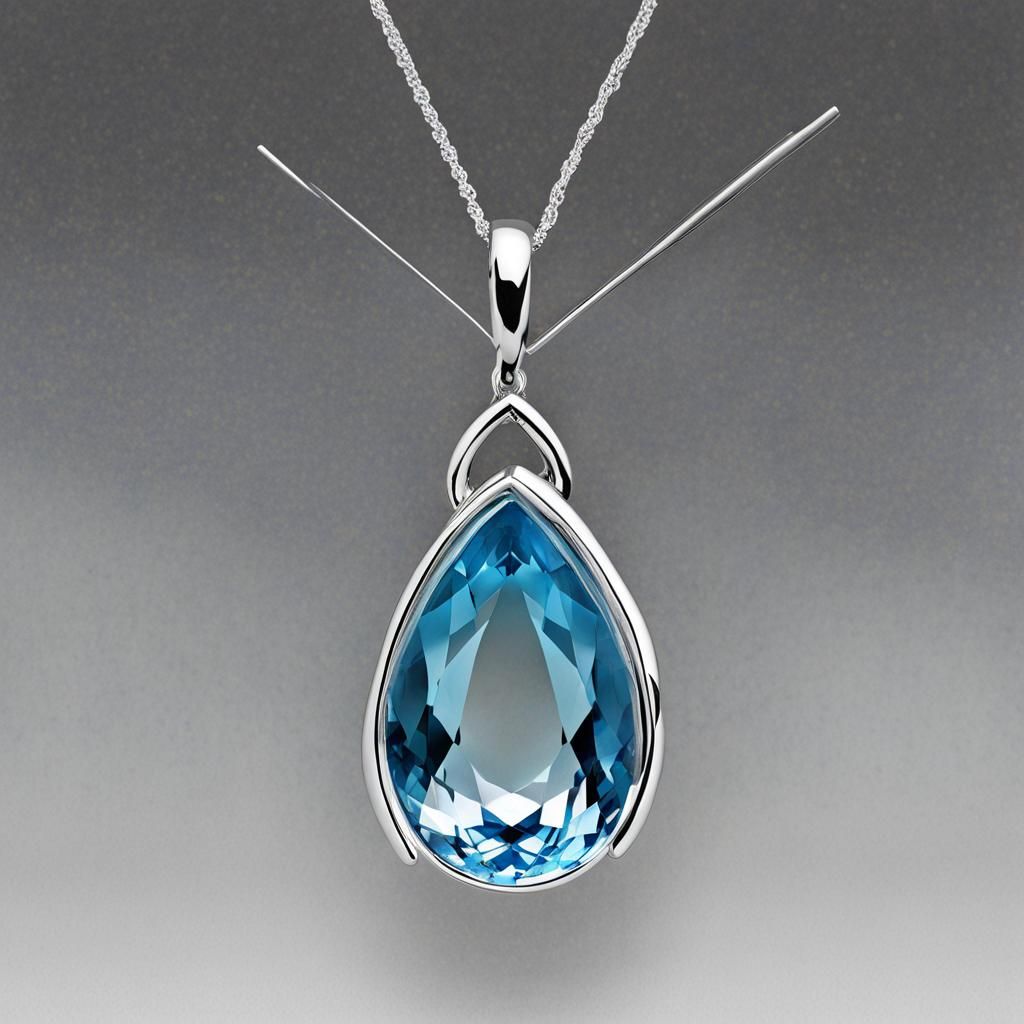 Macro Photograph of a Single Teardrop