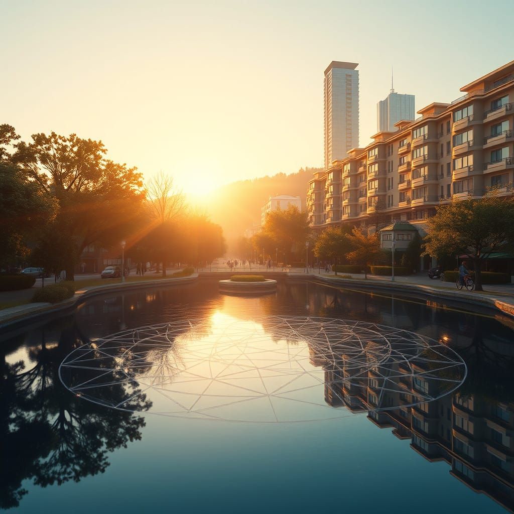 Surreal Landscape of Interconnected Math and Reality