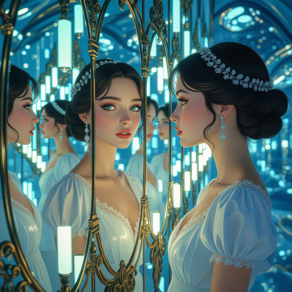 Endless Reflections: A Portrait in Mirrors