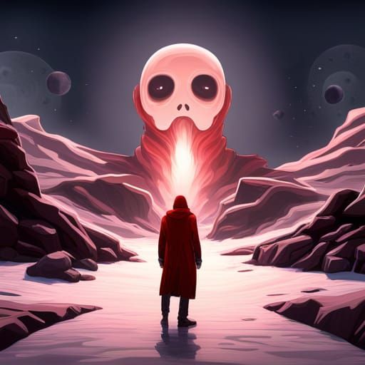 Detailed Matte Painting of SCP-096 The Shy Guy