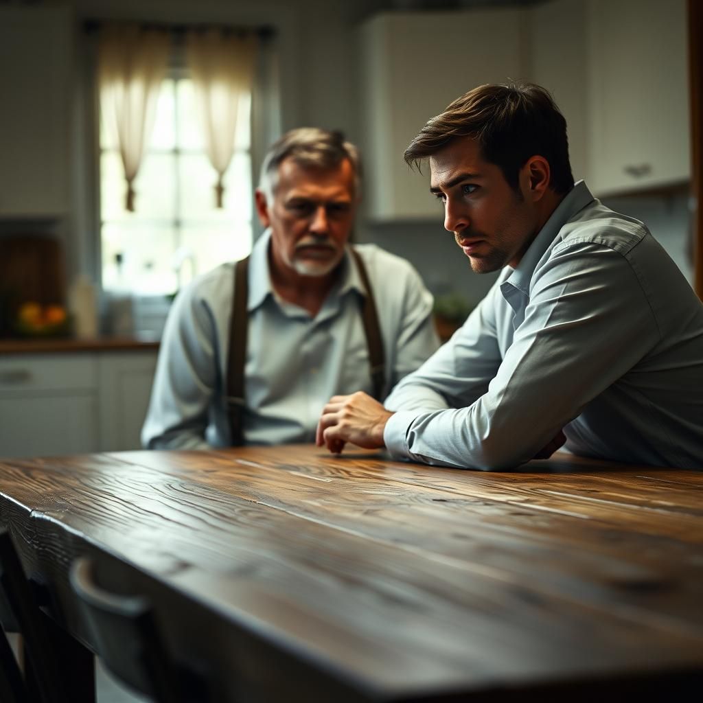 Emotional Support Scene in Earthy Tones