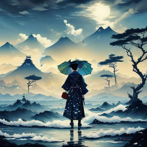 <lora:Wonderful portrait:1.0> Umbrella Ballet