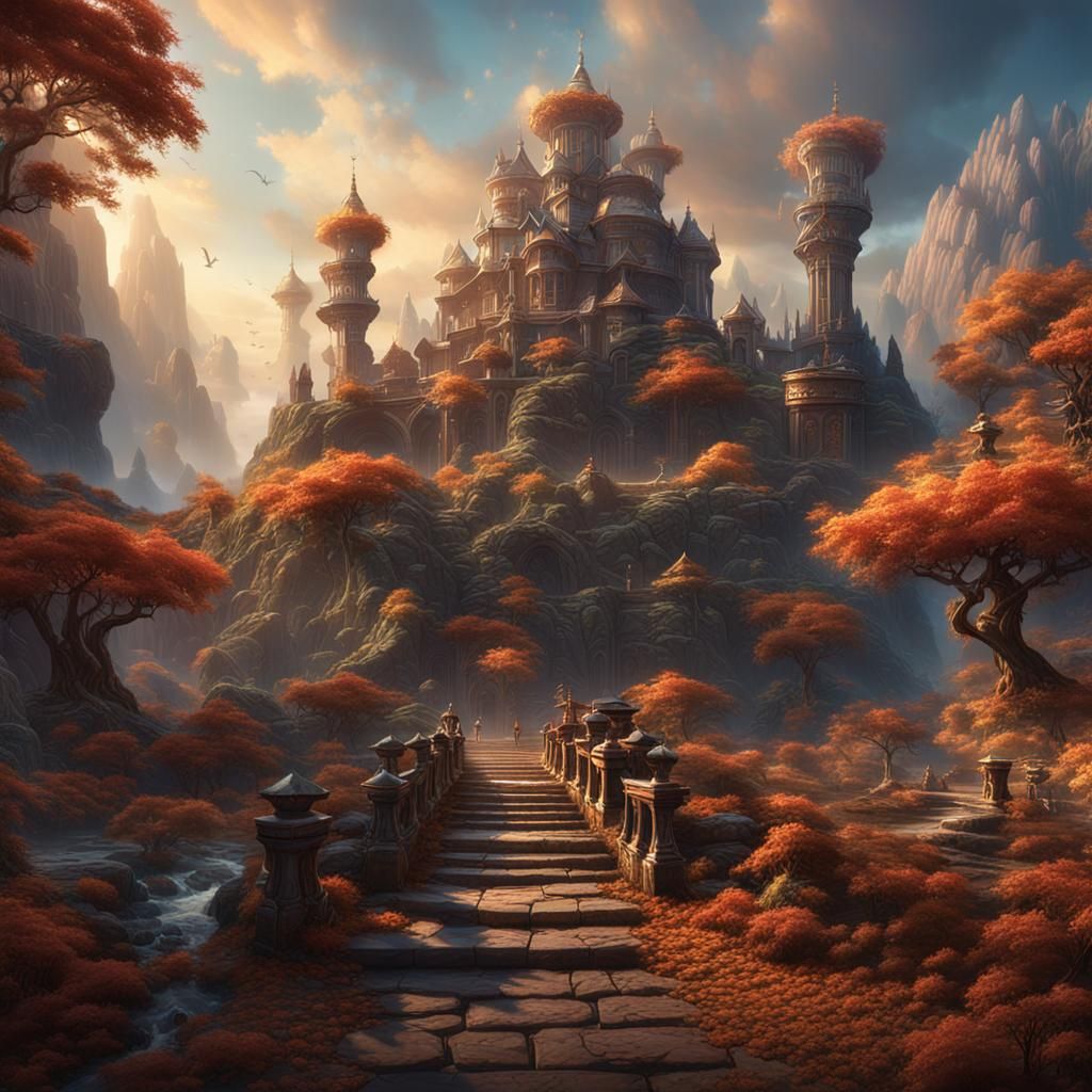 Fantastical Matte Painting in Unreal Engine 5