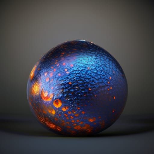 Azure Eagle Phoenix in Hyperdetailed Cosmic Art