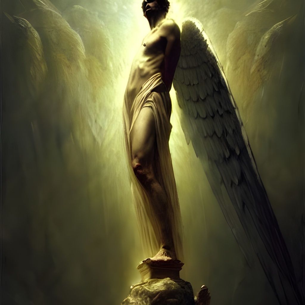 Archangel Vriel in Divine Glory