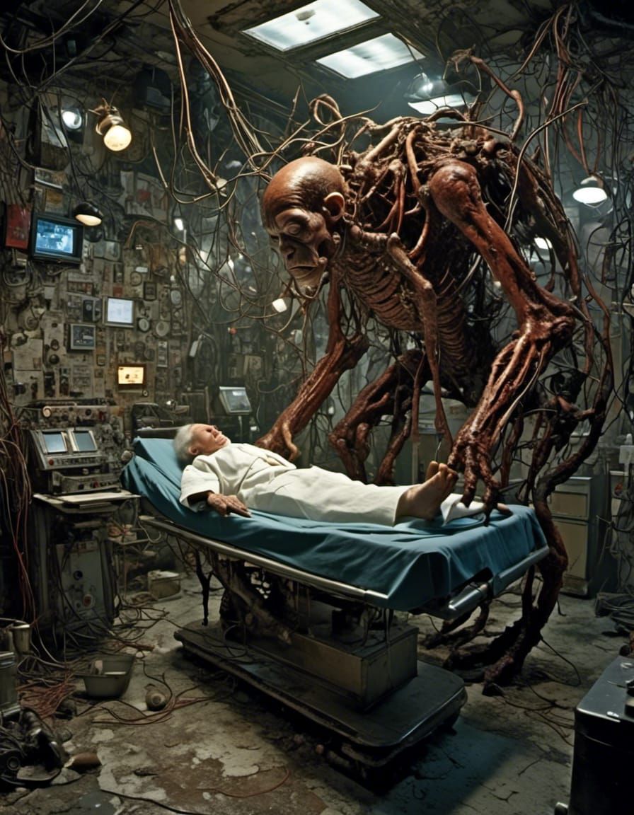 Futuristic Medical Facility: Hyperreal and Photorealistic