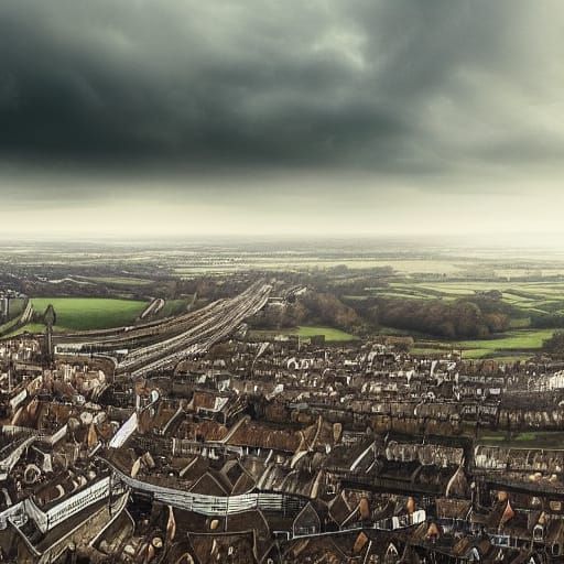 Gillingham, England: Epic Cinematic Digital Matte Painting