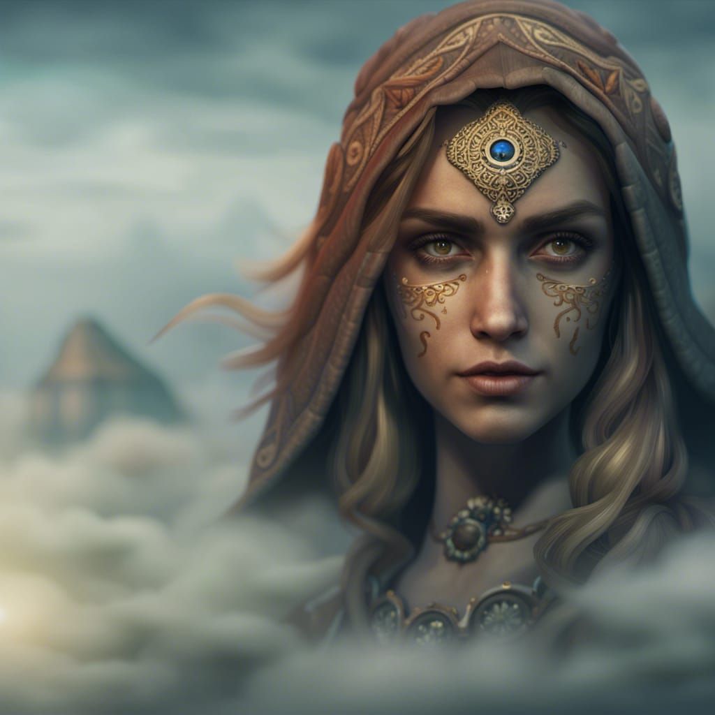 Solomonar Portrait in Detailed Matte Painting Style