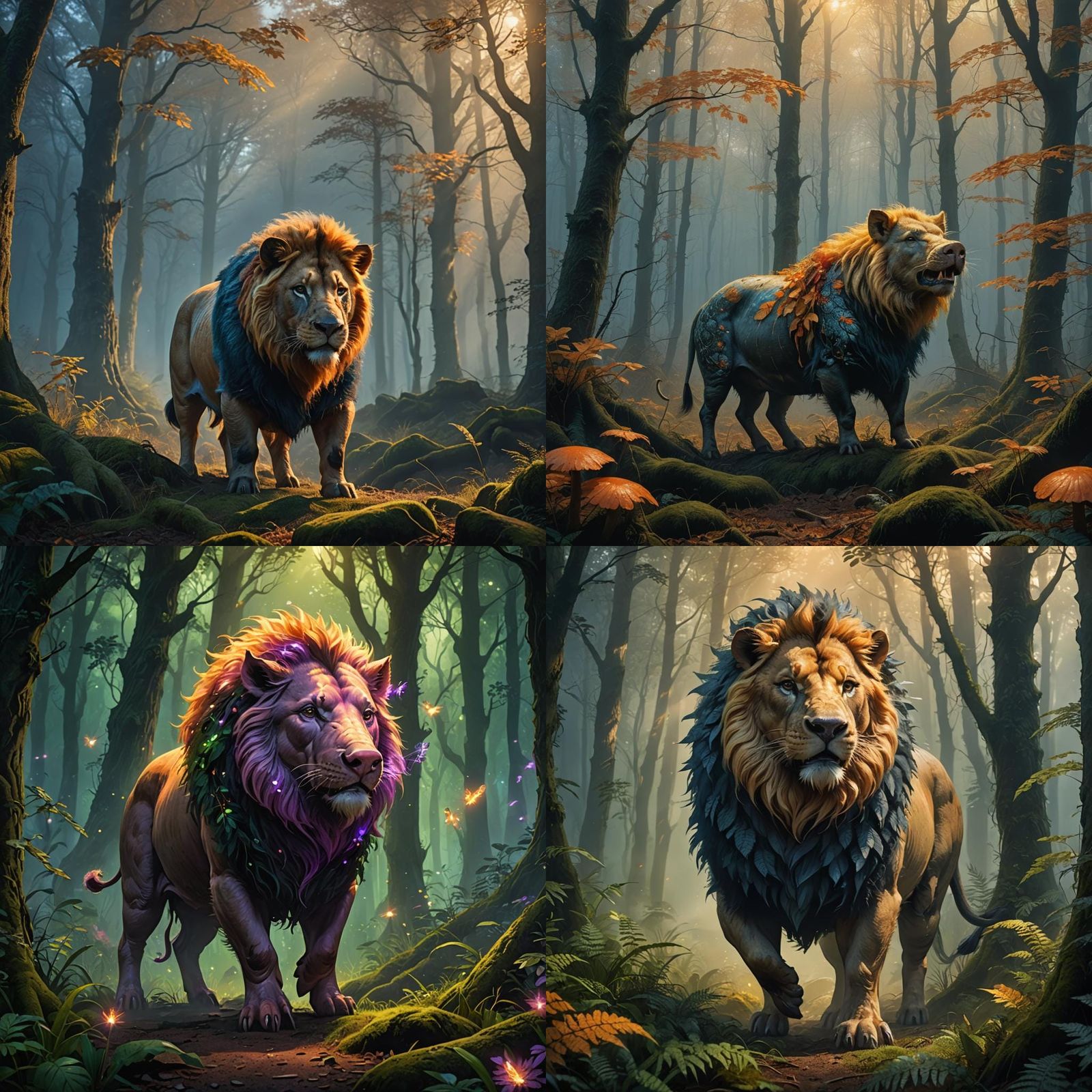 Pig-Lion Chimera in a German Forest