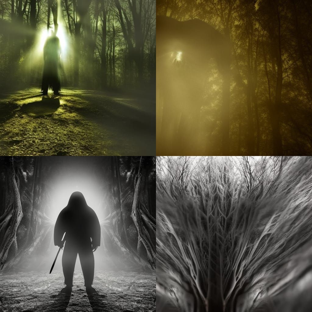 Creepy Shadow Demon from a Parallel Universe