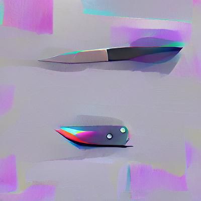 AI Generated Image of a Knife